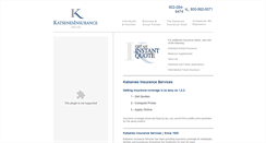 Desktop Screenshot of katsenesinsurance.com