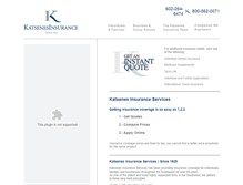 Tablet Screenshot of katsenesinsurance.com